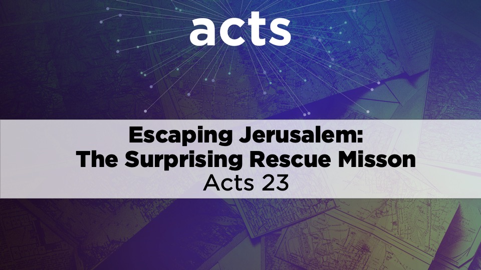 Escaping Jerusalem: The Surprise Rescue Mission