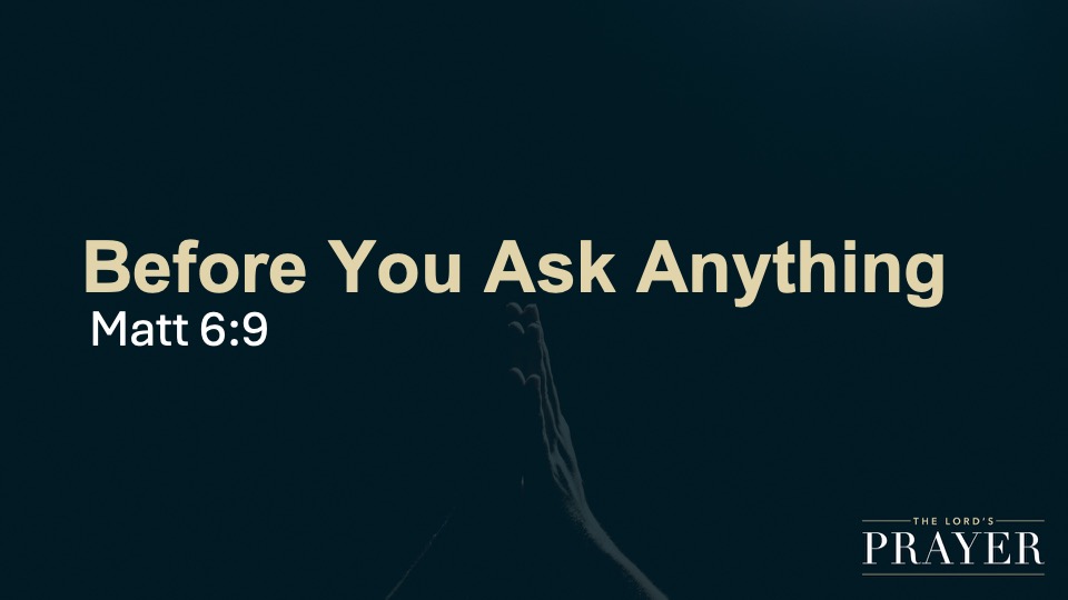 Before You Ask Anything